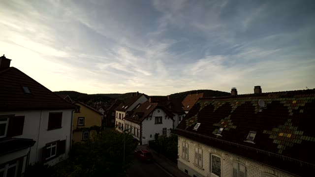 Zeitraffer: Pfälzerwald – Sonnenuntergang (Pfälzerwald)