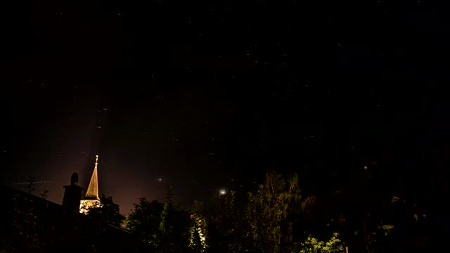 Zeitraffer: Winterberg bei Nacht (Winterberg · Sauerland)