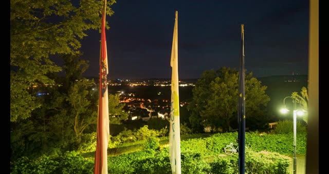 Zeitraffer: Eschwege bei Nacht (Eschwege · Nordhessen)