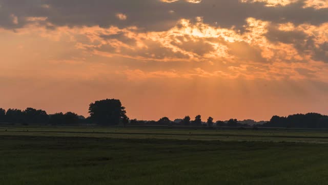 Zeitraffer: Hunden – Sonnenuntergang (Hunden (Landkreis Harburg) · Elbe & Elbmarsch)