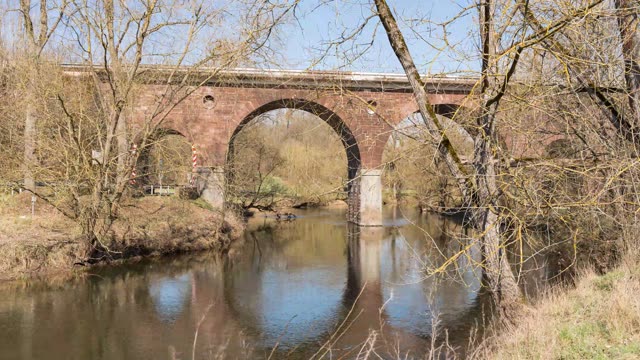 Zeitraffer: Leine bei Einbeck (Einbeck · Leinebergland)