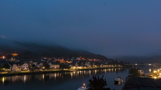 Zeitraffer: Mosel am Morgen 1 (Mosel)