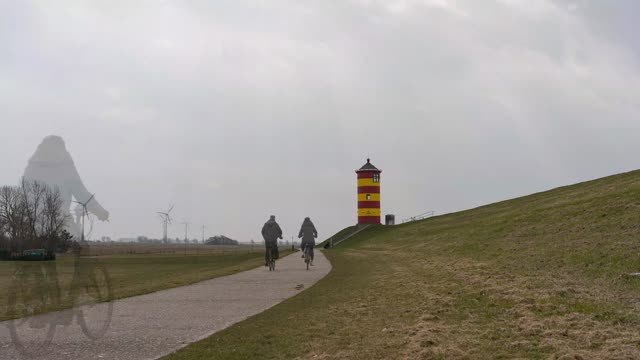 Zeitraffer: Pilsumer Leuchtturm (Pilsum · Nordseeküste)