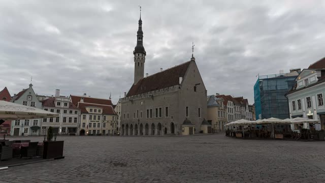 Zeitraffer: Tallinn – Marktplatz (Tallinn · Estland)