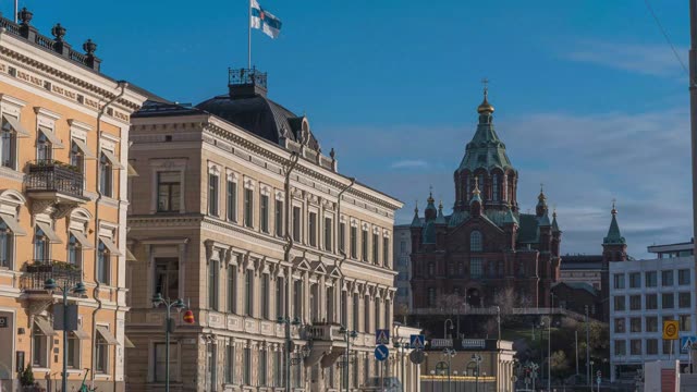 Zeitraffer: Uspenski-Kathedrale, Helsinki (Uspenski-Kathedrale · Helsinki · Finnland)