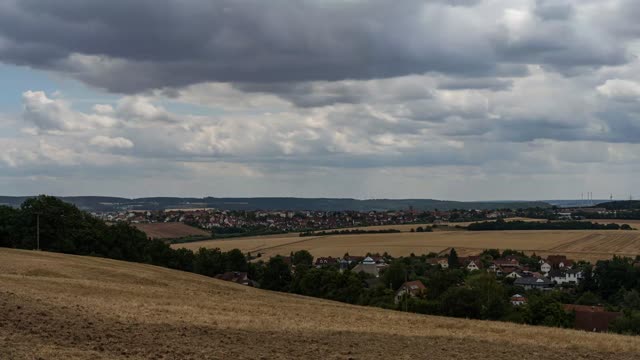 Zeitraffer: Aussichtspunkt Hohenrother (Hohenroth · Rhön)