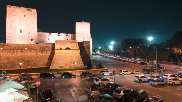 Zeitraffer: Bari bei Nacht (Bari · Apulien · Italien)