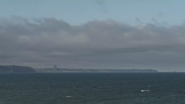 Zeitraffer: Blick Richtung Gdynia am Nachmittag (Gdynia · Danziger Bucht / Ostsee · Polen)
