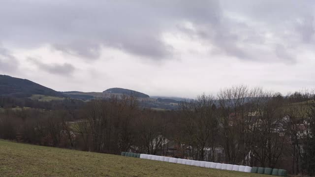 Zeitraffer: Blick auf die Lange Rhön (Lange Rhön · Rhön)