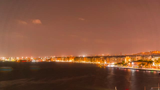 Zeitraffer: Thessaloniki bei Nacht 1 (Thessaloniki · Griechenland)