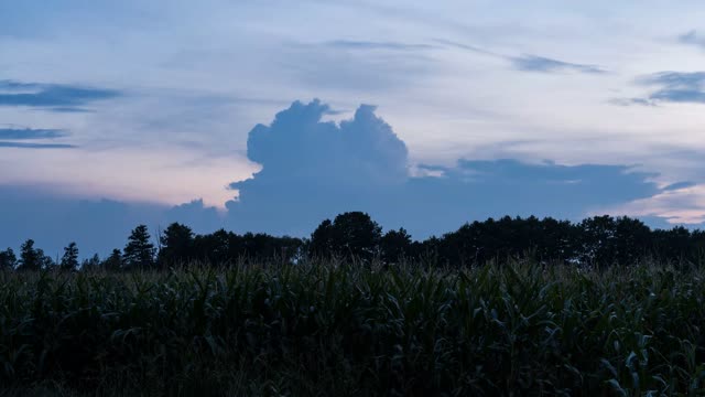 Zeitraffer: Gewitter (Bardowick · Lüneburger Heide)