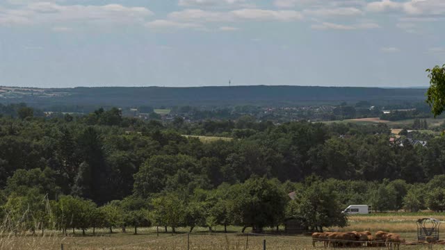 Zeitraffer: Hetzleser Berg nach Westen (Hetzleser Berg · Franken)