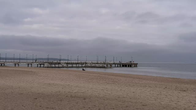 Zeitraffer: Seebrücke Sopot (Sopot · Danziger Bucht / Ostsee · Polen)