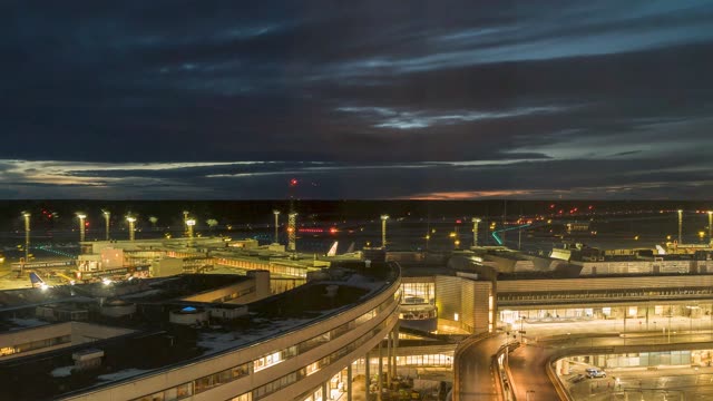 Zeitraffer: Stockholm bei Nacht (Stockholm · Schweden)