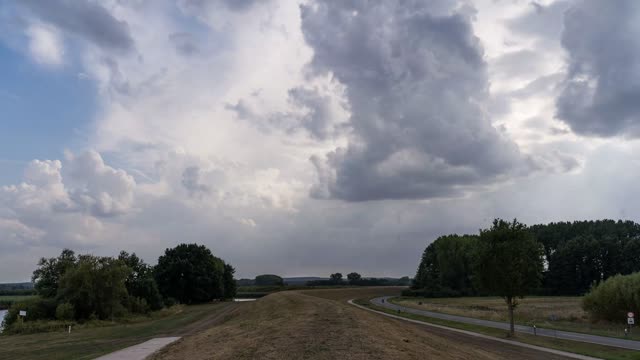 Zeitraffer: Wolken über der Elbe bei Bleckede (Bleckede · Elbe & Elbmarsch)