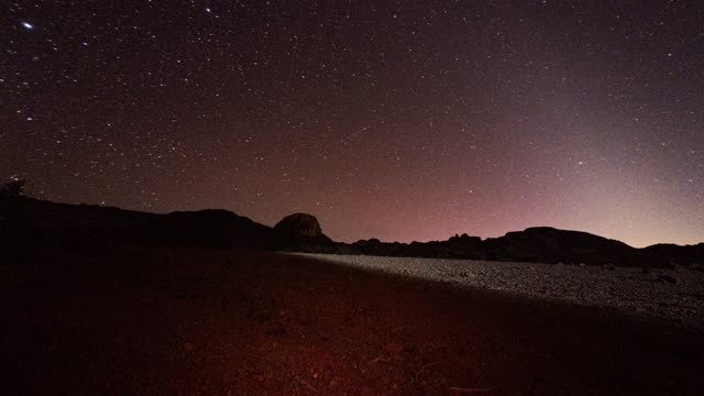 Zeitraffer: Jebel Saghro bei Nacht – Camp nach Reittag 5 (Nachtlager Reittag 5-6 · Jebel Saghro · Marokko)